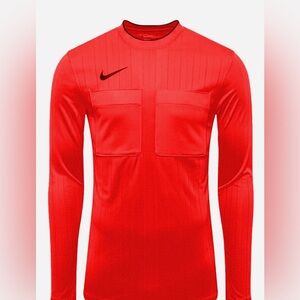 Nike Men's  Dri-fit Long Sleeve Shirt - Bright Red size medium